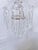 1950s Vintage Layered Chandelier With Cut Glass Dish For Sale - Image 4 of 8
