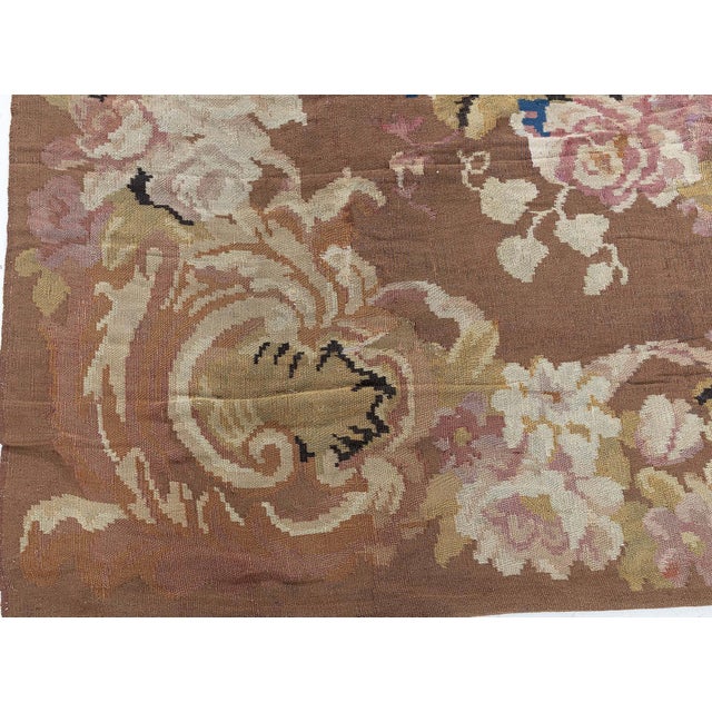 1900 - 1909 Antique French Aubusson Rug For Sale - Image 5 of 8