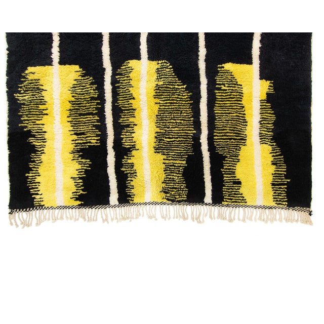 Early 21st Century Hand-Knotted Wool Rug by Azele Studio For Sale - Image 5 of 9