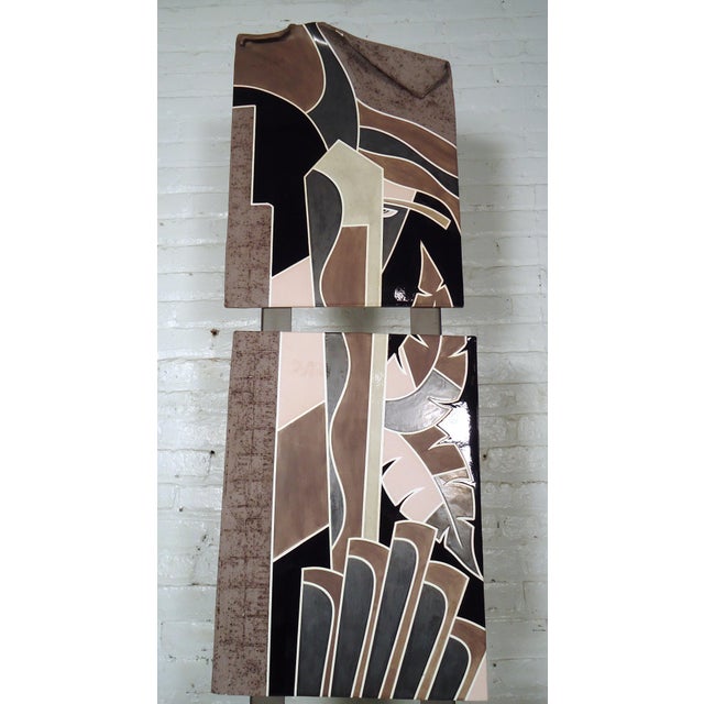 1960s Unusual Standing Tile Art For Sale - Image 4 of 7