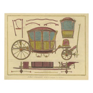 Antique French Four-Door Berlin Carriage, 1771 For Sale