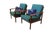 Danish Lounge Chair in Walnut with Cushions Reupholstered in Wool Fabric, 1960s For Sale - Image 11 of 18