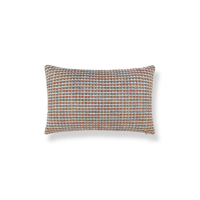 Contemporary The House Of Scalamandré Heatherton Lumbar Pillow In Preppy For Sale - Image 3 of 3
