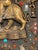 Early 20th Century Antique Nepalese Durga Hindu Shrine Brass Wood Stone Inlaid Wall Plaque C1900 For Sale - Image 5 of 16