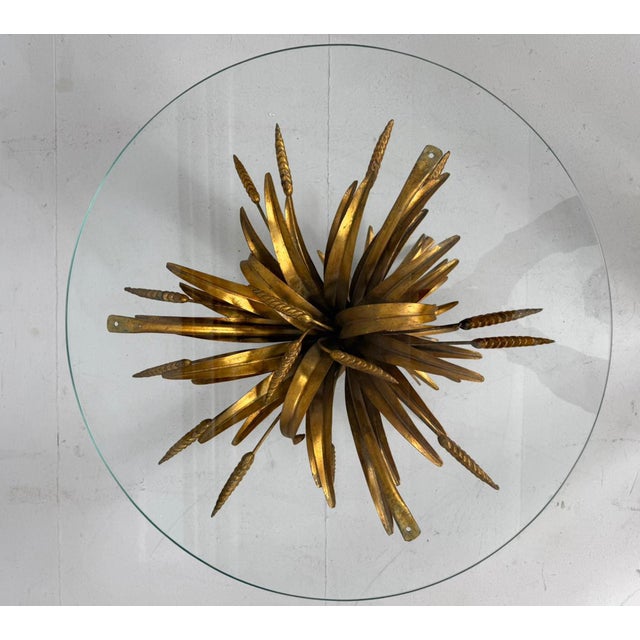 Metal Hollywood Regency Coffee Table by Hans Kögl, 1970s For Sale - Image 7 of 13