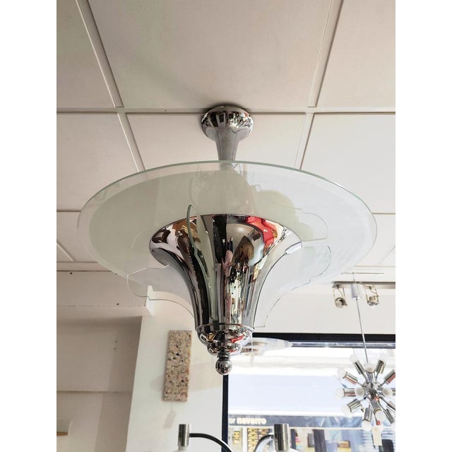 Vintage Art Deco Ceiling Lamp, 1920s For Sale - Image 11 of 13