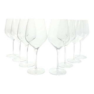 Luigi Bormioli “Atelier” Set of 8 Cabernet Wine Glasses For Sale