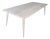 Andrianna Shamaris St. Bart White Washed Teak Wood Dining Table For Sale