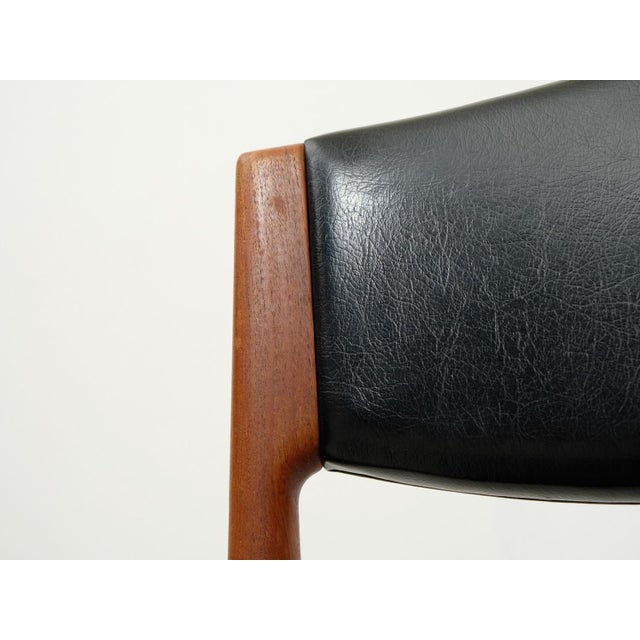 Chair from the danish manufacturer glostrup from the 60s. design: grete jalk the frame is made of solid teak and is of...