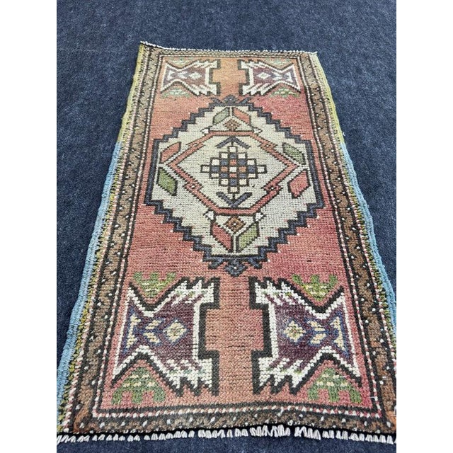 Contemporary Turkish Yastik Rug 1'8" x 3'1" For Sale - Image 3 of 5