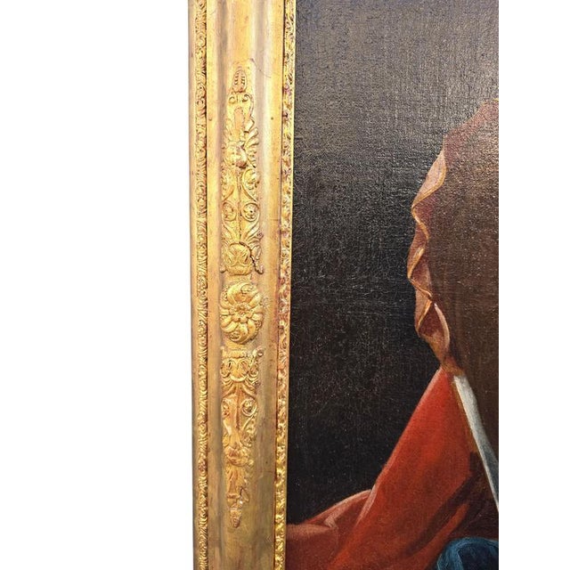 Circle of Giuseppe Bonito, Portrait of Charles of Bourbon as King of Naples, Oil on Canvas, Framed For Sale - Image 11 of 13
