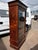Metal Victorian Glazed Bookcase with Adjustable Shelves and Drawers For Sale - Image 7 of 11