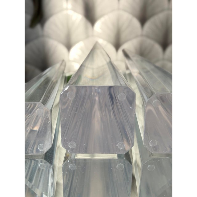 Transparent Vintage Mid-Century Modern Herb Ritts Astrolite Lucite Acrylic Obelisks Pyramids Prisms Christmas Trees For Sale - Image 8 of 10