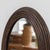 Wood 1960s French Rattan Oval Mirror For Sale - Image 7 of 9