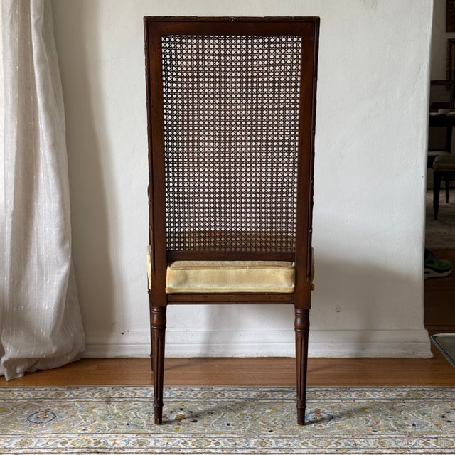 Vintage Neoclassical Cane Back Dining Chairs by Karges, Set of 8 For Sale - Image 11 of 11