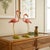 Vintage pair of hand-painted Mexican papier-mâché flamingos, likely Tonalá, Jalisco, circa 1960s–70s. Tonalá developed a...