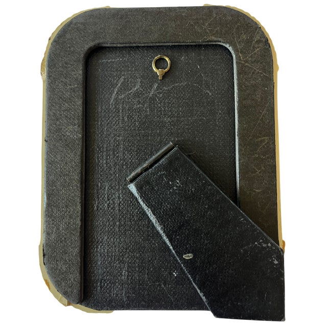 Vintage Bamboo & Wrapped Rattan Picture Frame 3x5 Image After Ralph Lauren Bunny Williams For Sale - Image 9 of 10