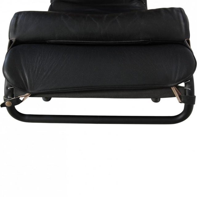 LC4 Chaise Lounge in Black Leather from Le Corbusier, 2000s For Sale - Image 10 of 14