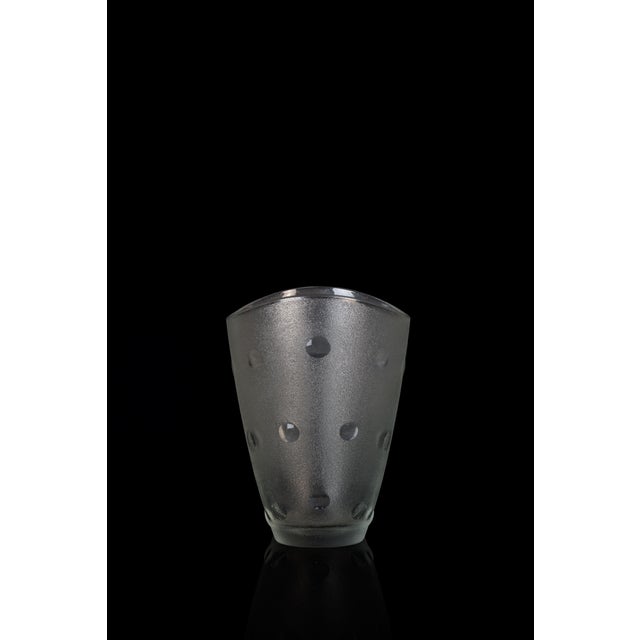 Polka Dots Glass Vase, Italy, 1970s For Sale - Image 4 of 6