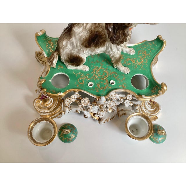 An Early 19th Century Paris Porcelain Inkstand Jacob Petit For Sale - Image 13 of 13