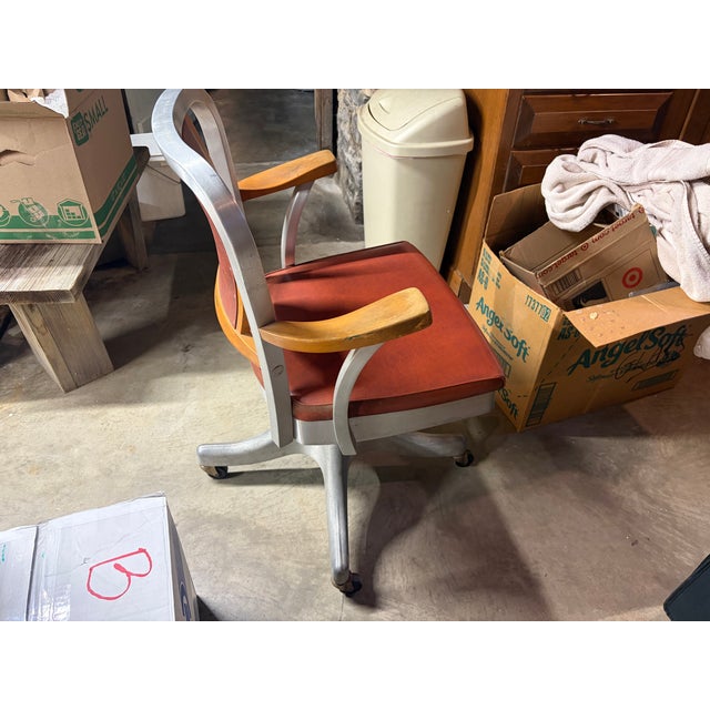 1960s 1960s Shaw-Walker Office Chair For Sale - Image 5 of 10