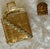 Gold Vintage Early 20th Century Miniature Czechoslovakian “Czech/Boudoir”Geneve Perfume Bottle W/ Dauber For Sale - Image 8 of 8