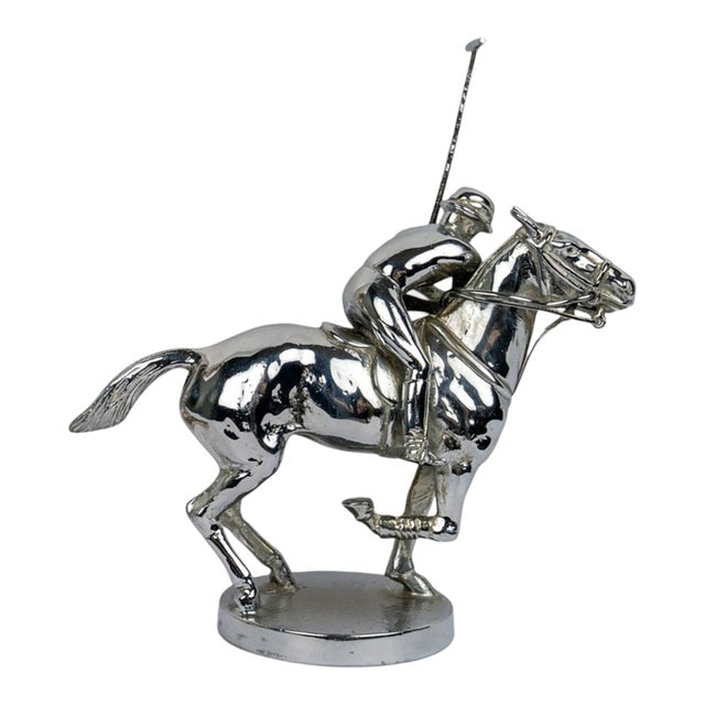 Chrome-Plate English Polo Player Car Mascot For Sale