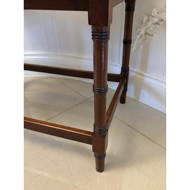 George III Quality Mahogany Tray Top Lamp Table, 1820s For Sale - Image 9 of 11