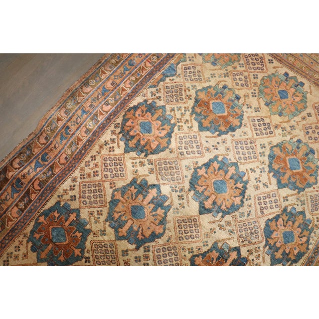 Textile Early 20th Century Kurd Bidjar Accent Rug - 4'2" x 6' For Sale - Image 7 of 8