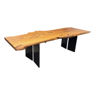 Arborica Evan Shively + Christopher Naefke Live Edge Dining Table For Sale