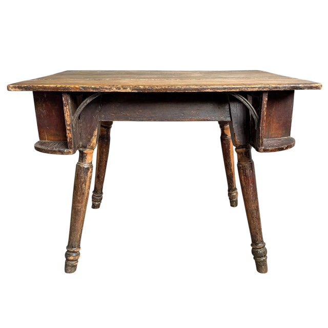 19th Century American Tavern Poker Table For Sale - Image 4 of 13