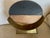 Gold Art Deco Round Mirror For Sale - Image 8 of 10