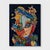 This is a one-of-a-kind original cubist painting by San Diego artist, Alexander Arshansky. Its dimensions are 24" x 18" x...