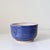 Mid-Century Modern Signed Wabi Sabi Studio Pottery Bowl in Deep Periwinkle Blue Glaze & Wheel-Thrown Texture For Sale - Image 3 of 15