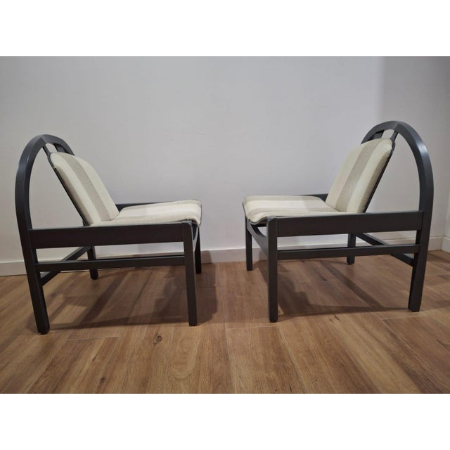 French Armchairs from Baumann, 1980s, Set of 2 For Sale - Image 10 of 14