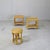 Wood Nightstands and Stool in Bamboo and Vimini, 1960s, Set of 3 For Sale - Image 7 of 9