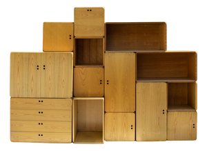 Samara Series Shelves by D J De Vries, Set of 14