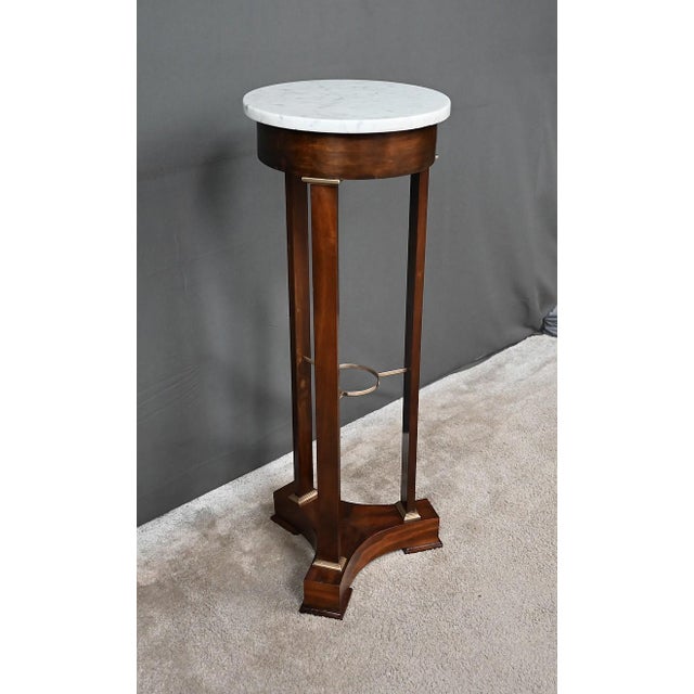 Early 19th Century Directoire Mahogany Side Table For Sale - Image 10 of 12