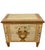 Neoclassical Vintage Hand-Painted Neoclassical Floral Urn Two-Drawer Accent Chest For Sale - Image 3 of 12