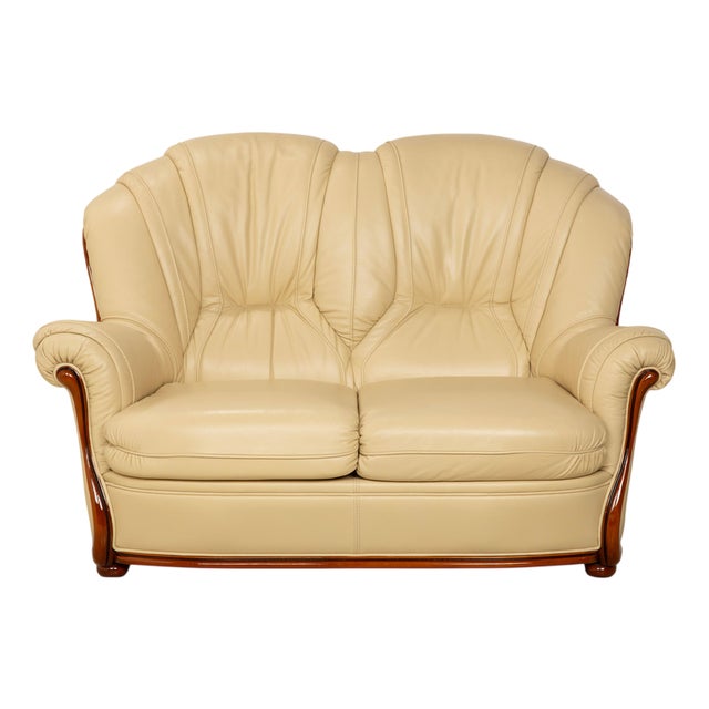 Leather Two-Seater Sofa from Nieri For Sale