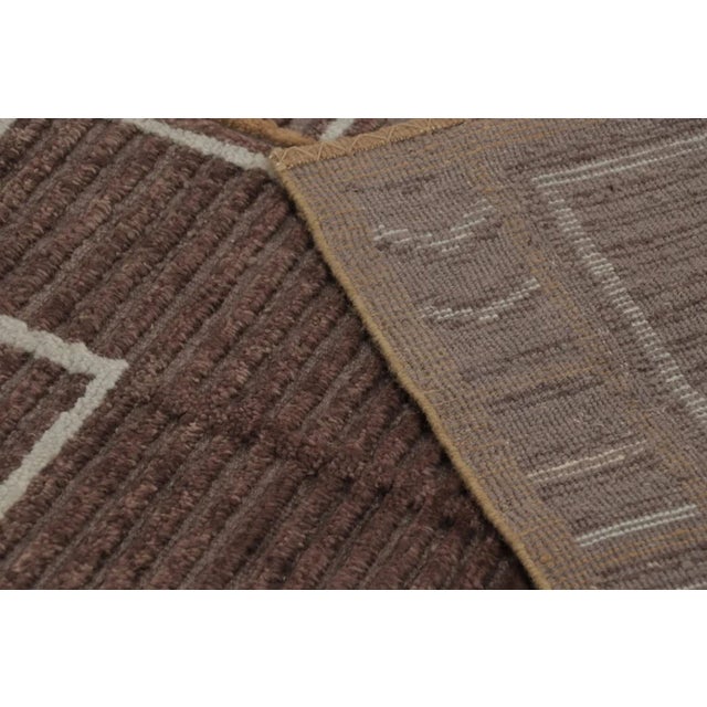 Rug & Kilim’s Oversized Scandinavian Style Rug in Earthy Brown Hues For Sale - Image 10 of 10