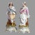Antique Pair of French Porcelain Figural Statues & Plinths by G. R. Brevet, Circa 1880 For Sale - Image 4 of 12