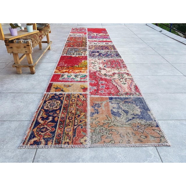 Mid 20th Century Oushak Anatolian Wool Carpet For Sale - Image 6 of 10