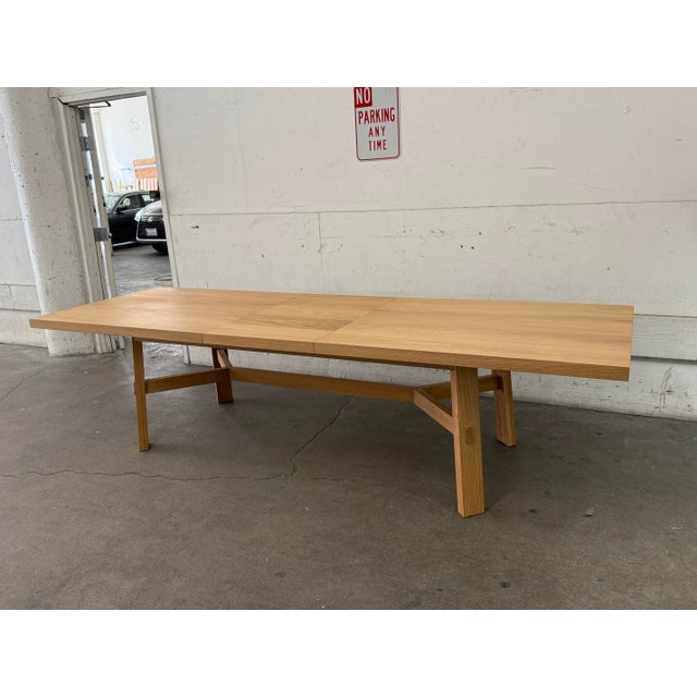 2020s Williams Sonoma Home Copenhagen Extension Dining Table For Sale - Image 5 of 12