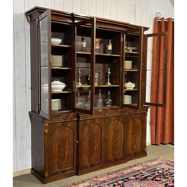 19th Century Victorian Bookcase in Mahogany For Sale - Image 4 of 18