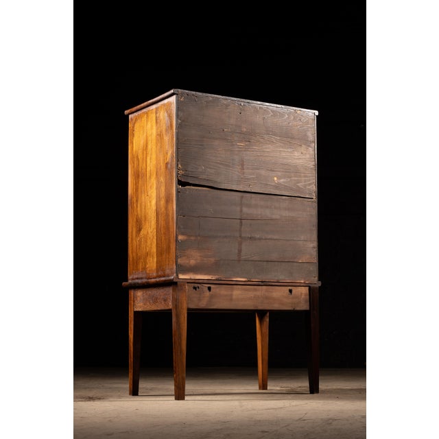Early 20th Century Wooden Document Cabinet For Sale In Chicago - Image 6 of 9