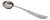 Smooth Silver Soup Ladle with Grooves on the Handle For Sale