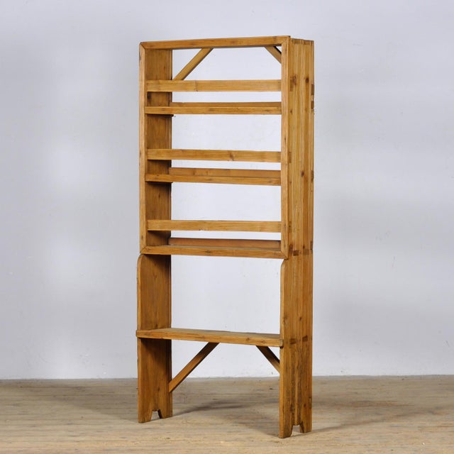 Open Pine Cabinet, 1930s For Sale - Image 11 of 11