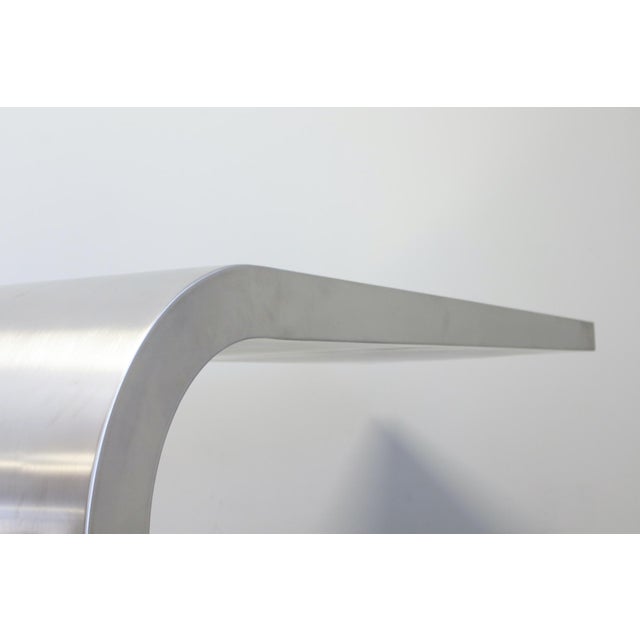 Diapason Stainless Steel Desk by Marzio Cecchis for Studio Most, 1968 For Sale - Image 12 of 14