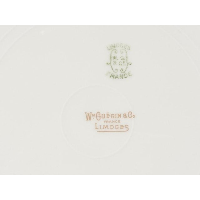 w.m. Guerin Limoges “Rose & Stem” 4-Piece Place Setting, Hand-Gilded French Porcelain Circa 1900–1930 For Sale - Image 18 of 18